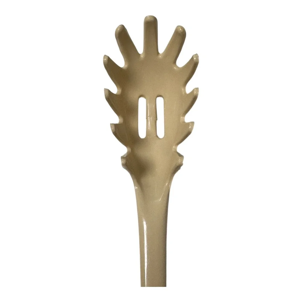 Ensar Corp Spaghetti Server Utensil Beige‎ Plastic Made in USA Kitchen Tool